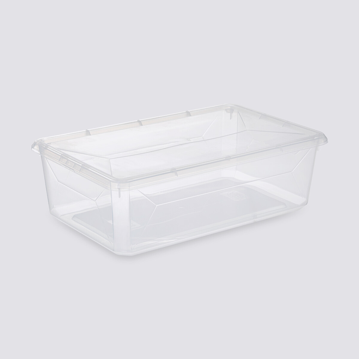 Boîte en plastique transparente 6,5l Simply+