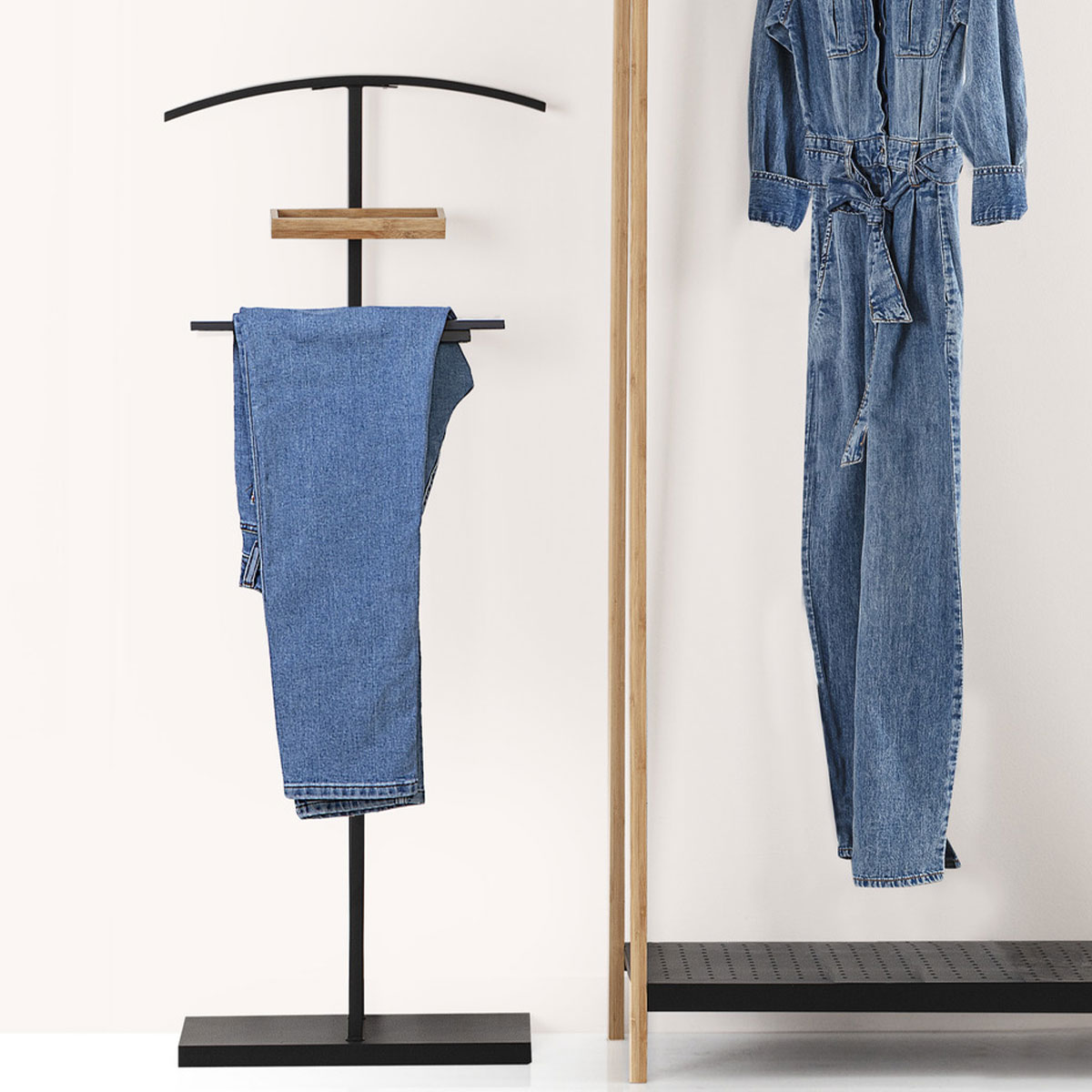 Valet en métal 114,5 cm Blackbamboo