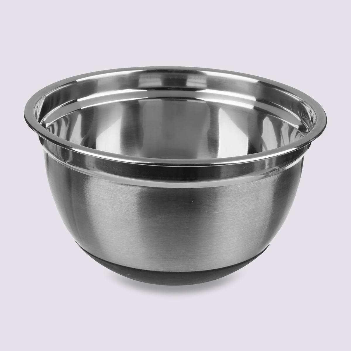 Saladier antidérapant  d21cm, inox 