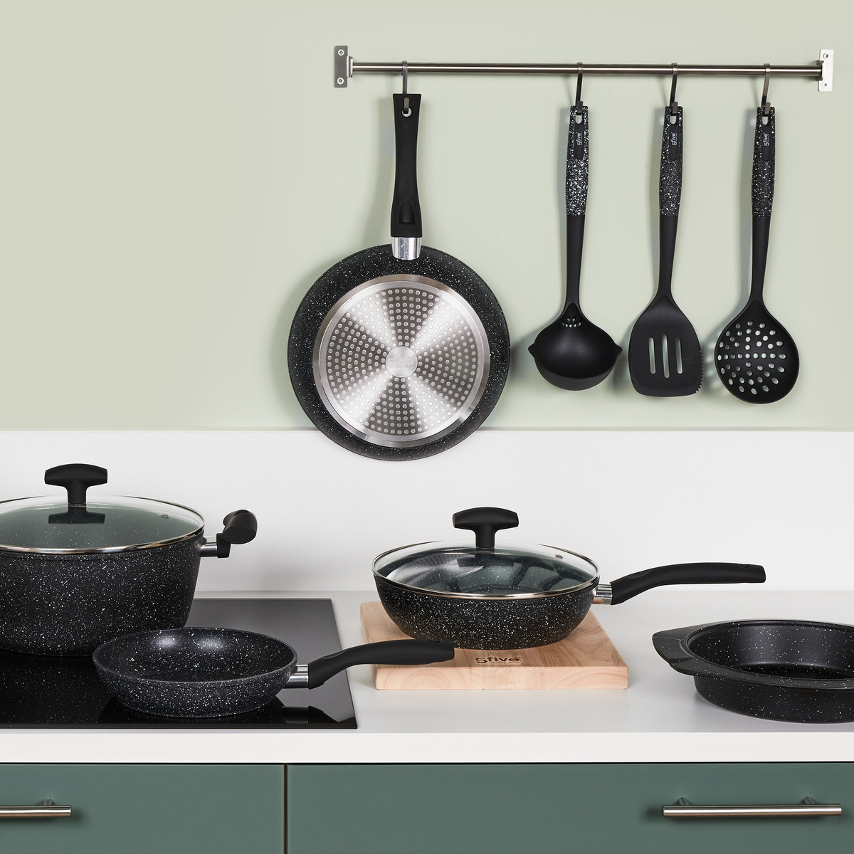 Casserole aluminium forgé, 20 cm Caractère