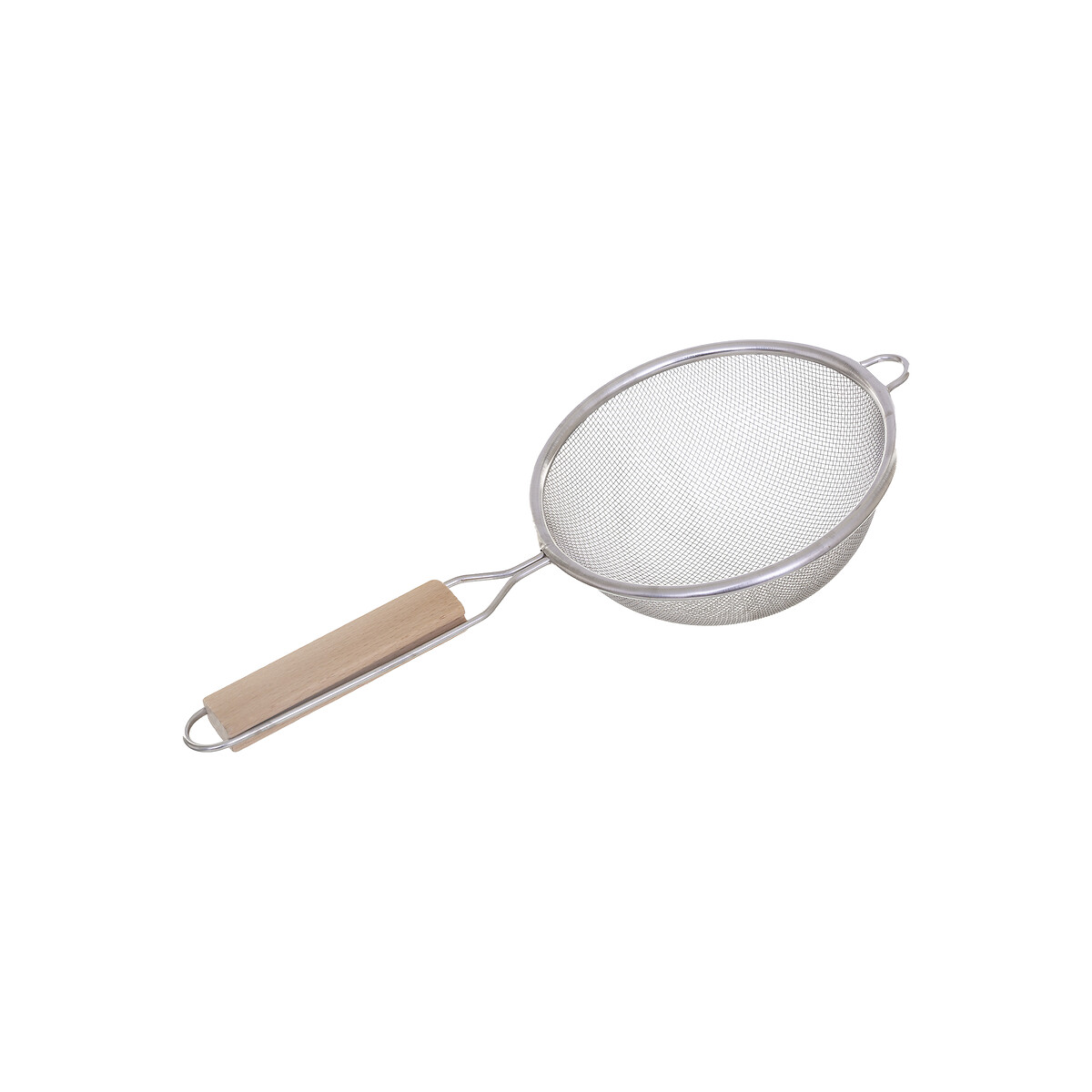 3 passoires inox, manche bois