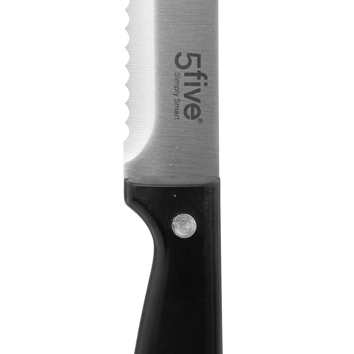 Couteau à pain inox - lame 20cm Essentiel black