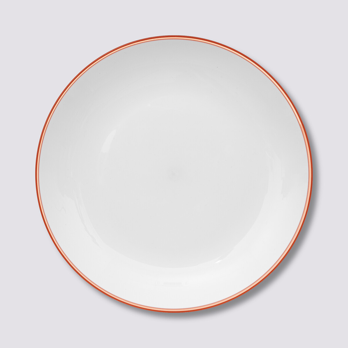 Assiette 25 cm, rose nacarat Square