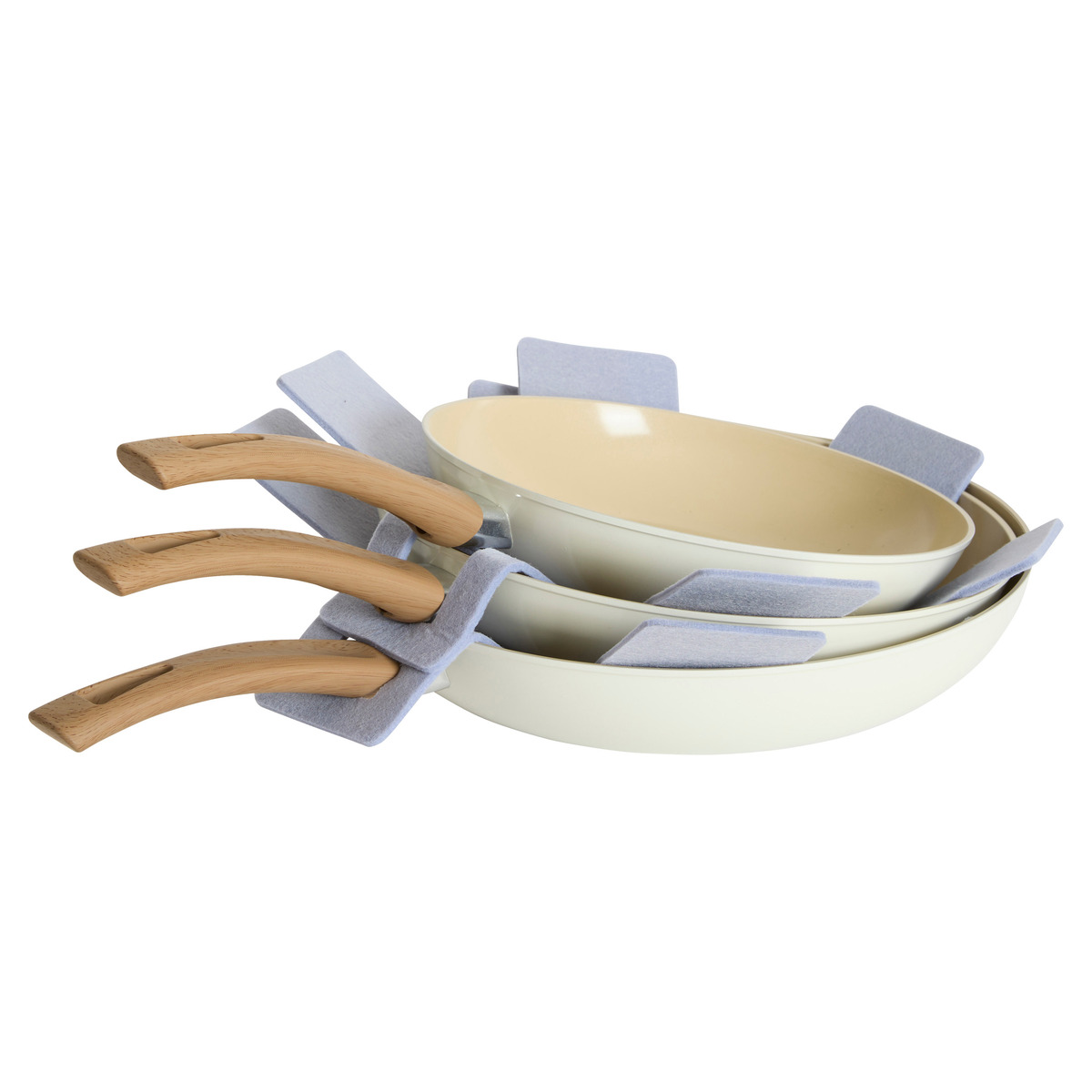 6 protections anti-rayures, gris/noir