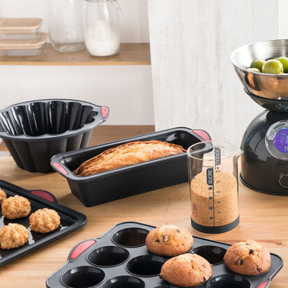 Moule charlotte silicone- noir,rouge Silitop