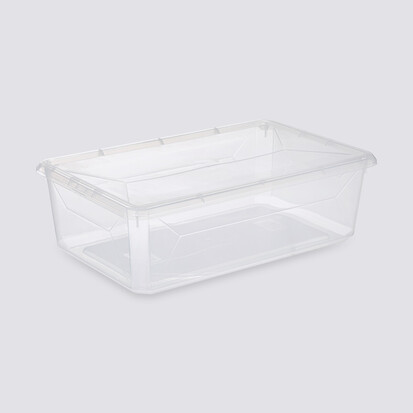 Boîte en plastique transparente 6,5l Simply+