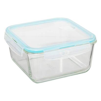 3 grandes boîtes carrées de conservation verre Clipeat