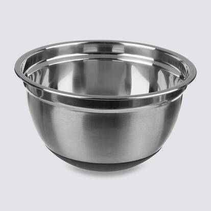 Saladier antidérapant  d21cm, inox 