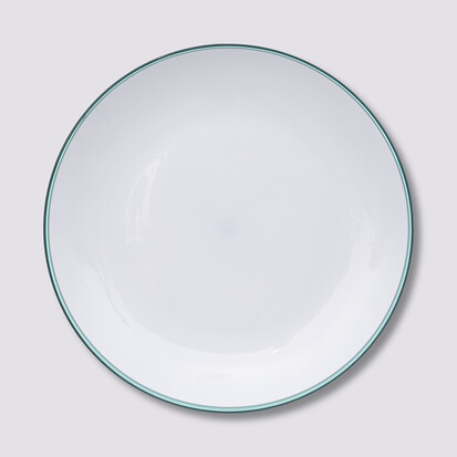 Assiette 25 cm, bleu marine Square