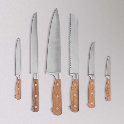 Couteau de chef acier - lame 22 cm Elegancia