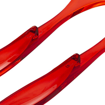 Couverts à salade, rouge nacarat Square