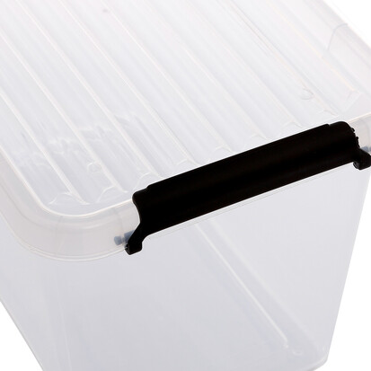 Boîte en plastique transparente 6,5l Clip'n box
