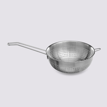 Passoire inox avec manche, d19 cm 