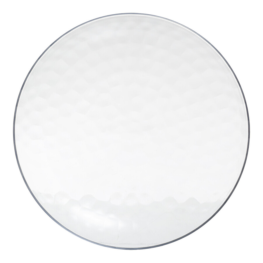 Assiette 24cm, transparent Green harmony