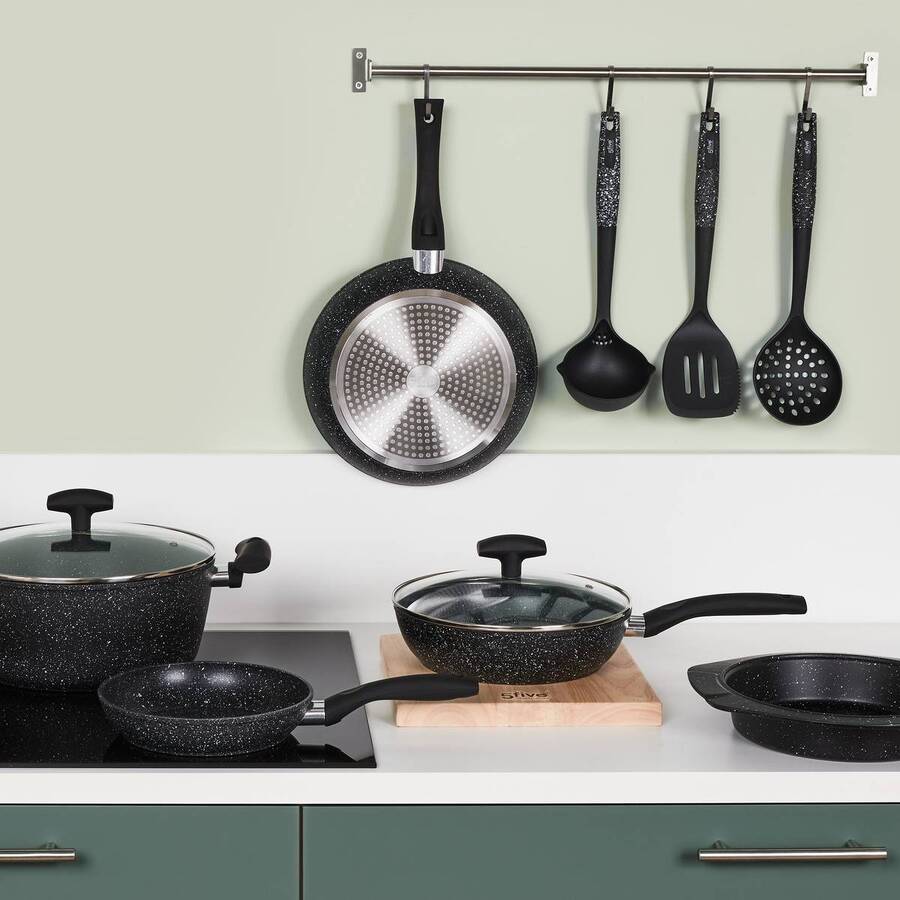 Sauteuse aluminium forgé, 24 cm Caractère