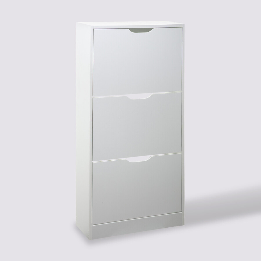 Meuble range-chaussures 3 tiroirs, blanc Drawy