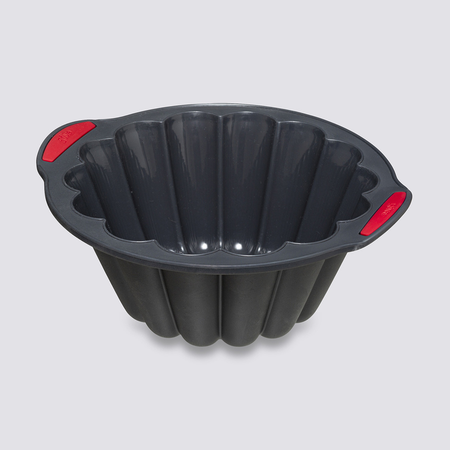 Moule charlotte silicone- noir,rouge Silitop