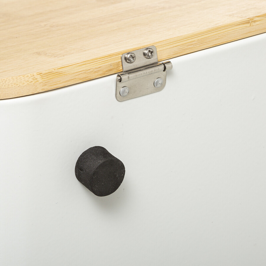 Boîte à pain et planche 37cm, blanc Modern color