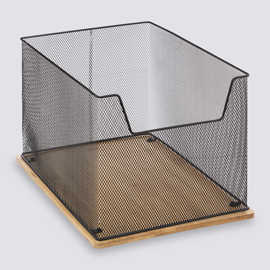 Range-bureau bambou, noir Mayaj