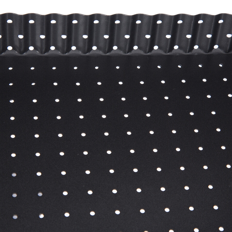 Moule à fond perforé métal 31x21cm 