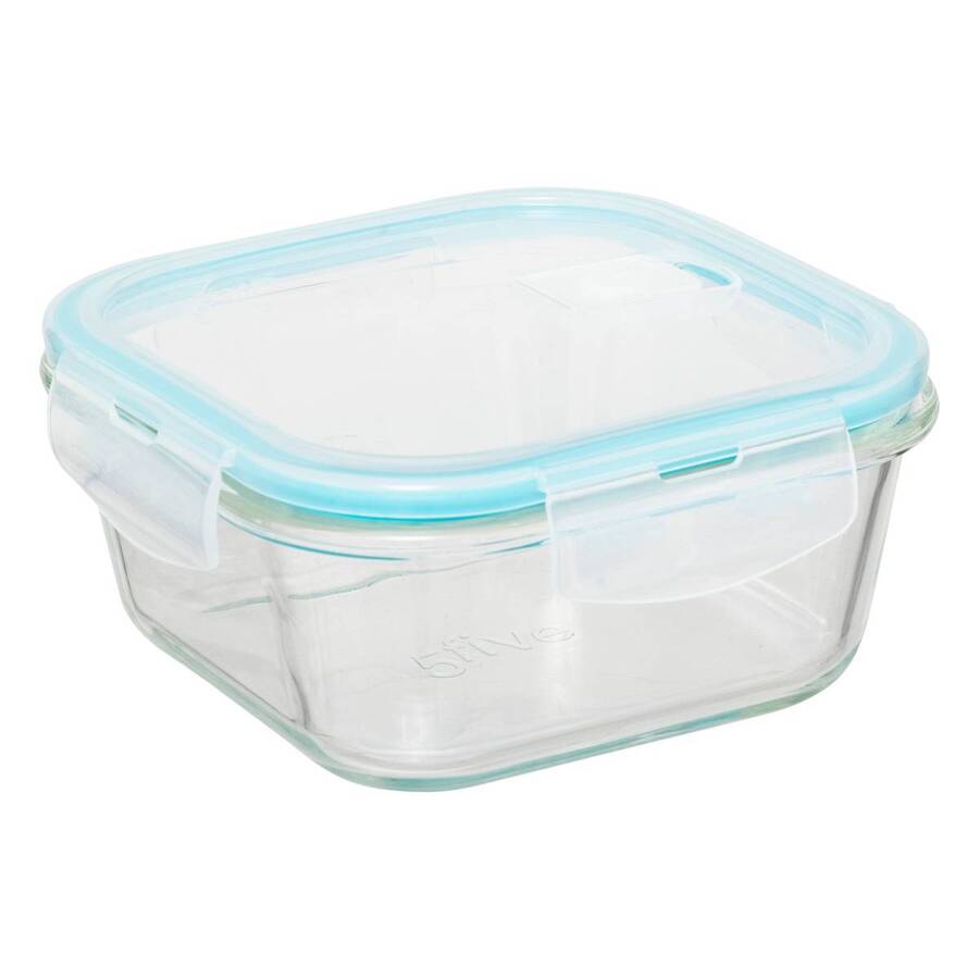 3 grandes boîtes carrées de conservation verre Clipeat