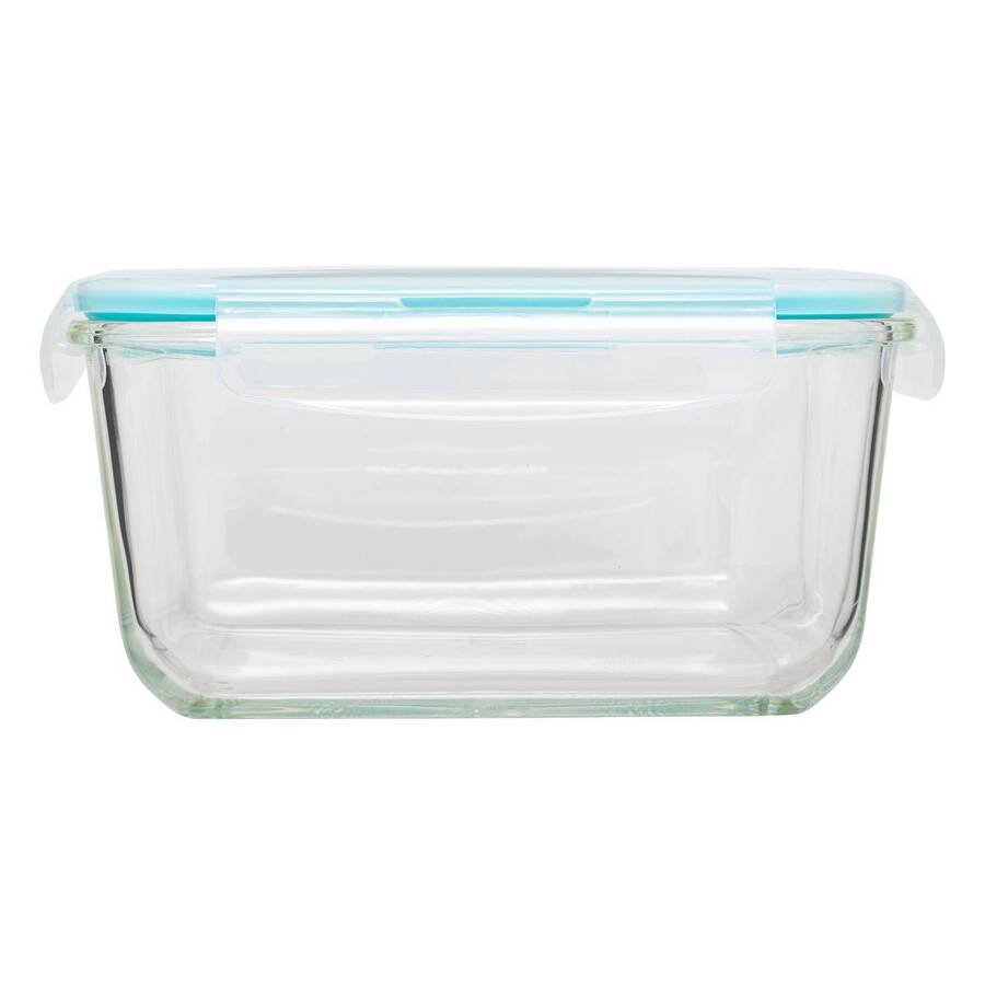 3 grandes boîtes carrées de conservation verre Clipeat