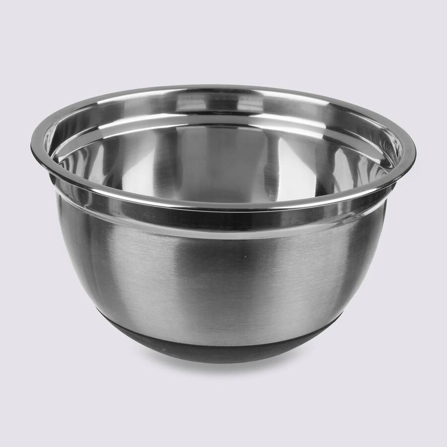 Saladier antidérapant  d21cm, inox 