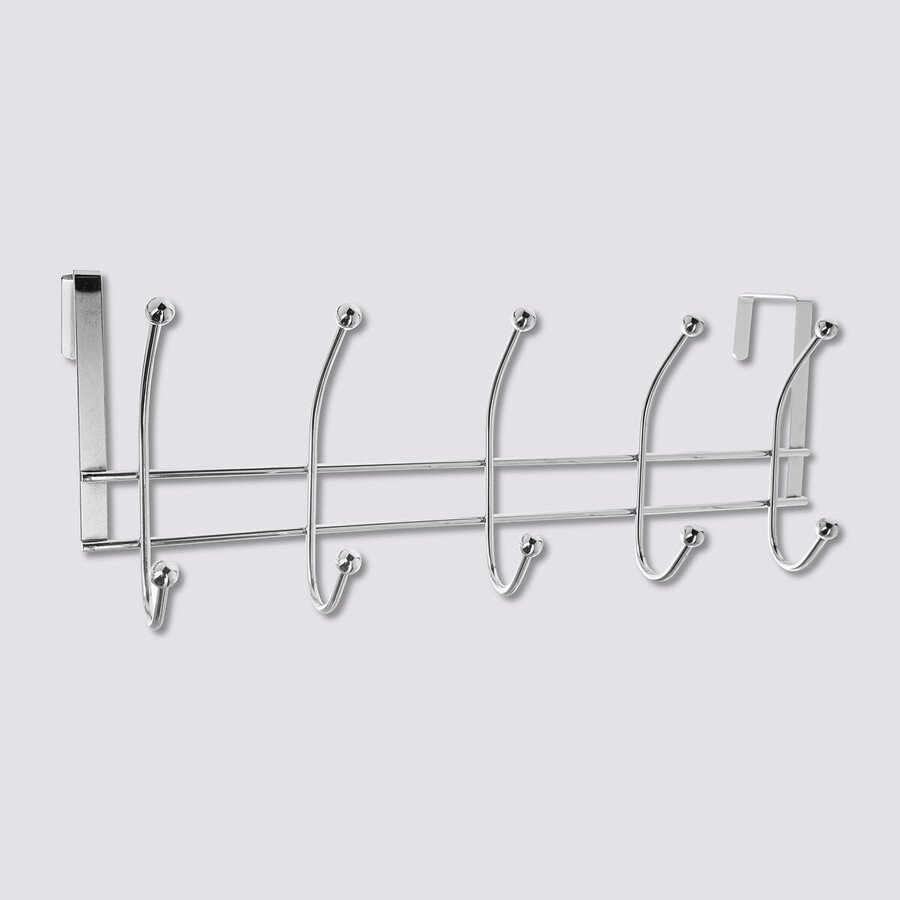 Patère 10 têtes, inox Clothy