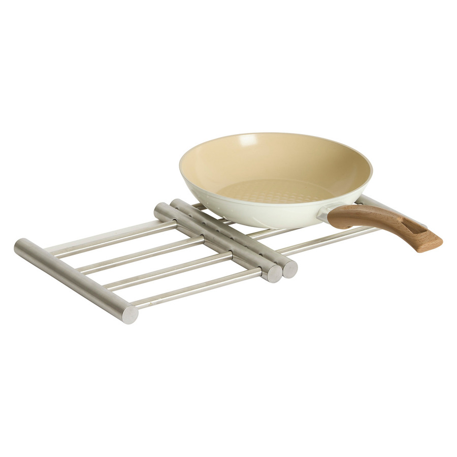 Dessous de plat extensible en inox 
