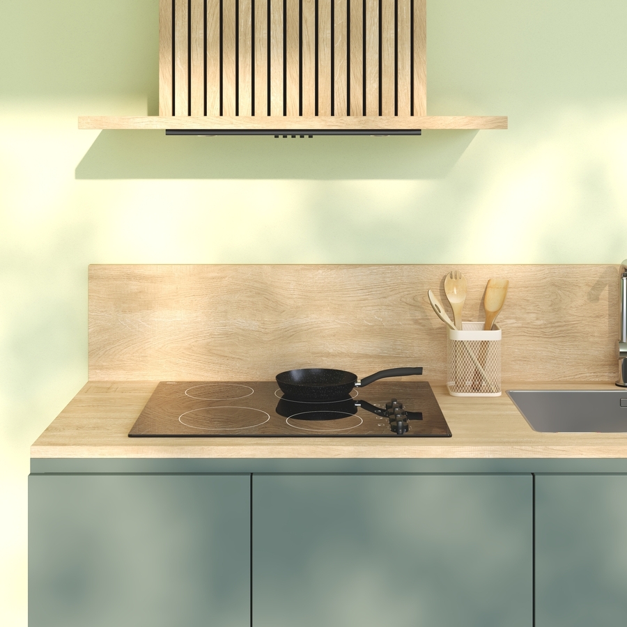 Poêle aluminium forgé, 20 cm Nature