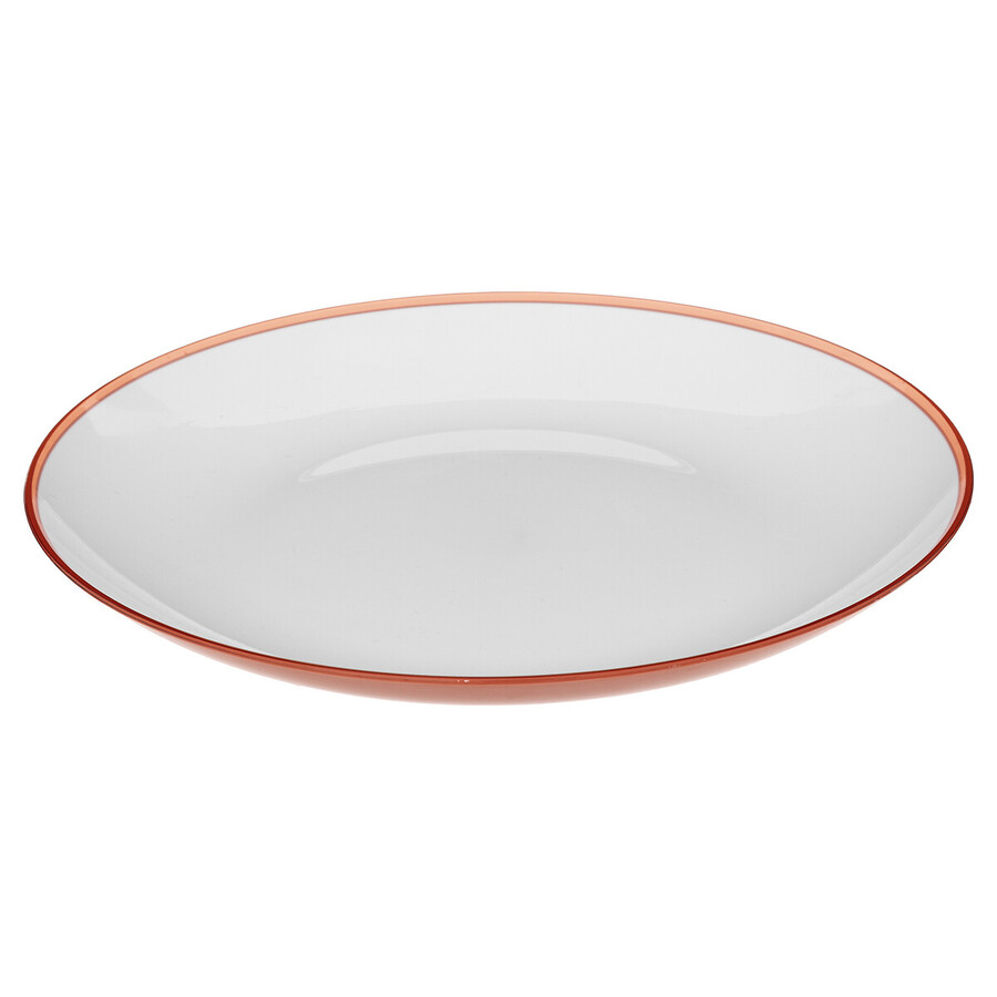 Assiette 25 cm, rose nacarat Square