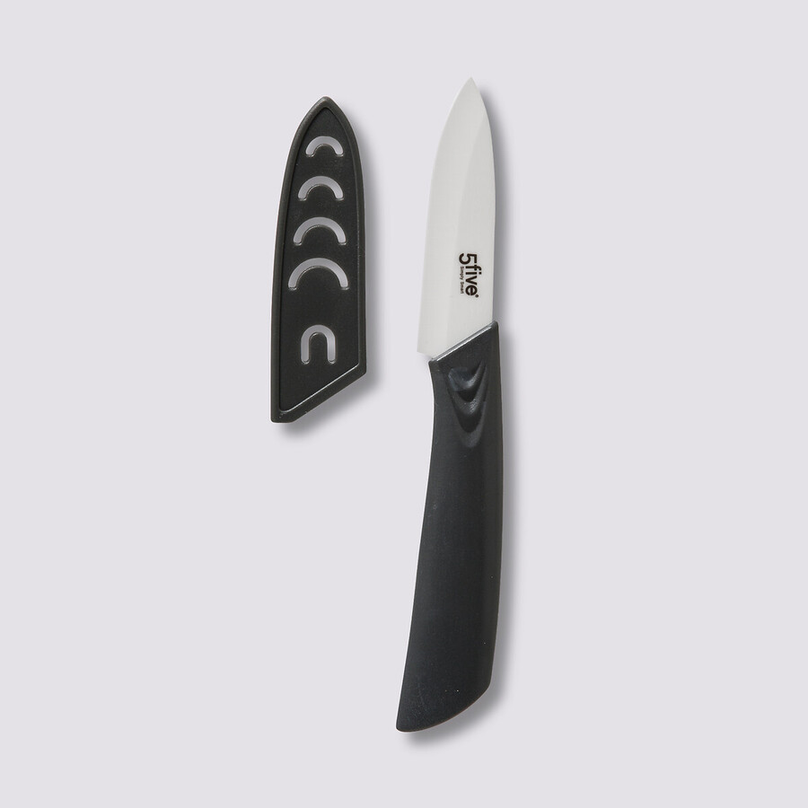 2 couteaux d'office céramique - lame 7,5cm Zirco