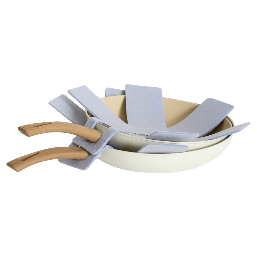 6 protections anti-rayures, gris/noir