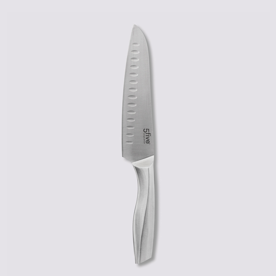 Couteau santoku inox - lame 18cm Silver précision
