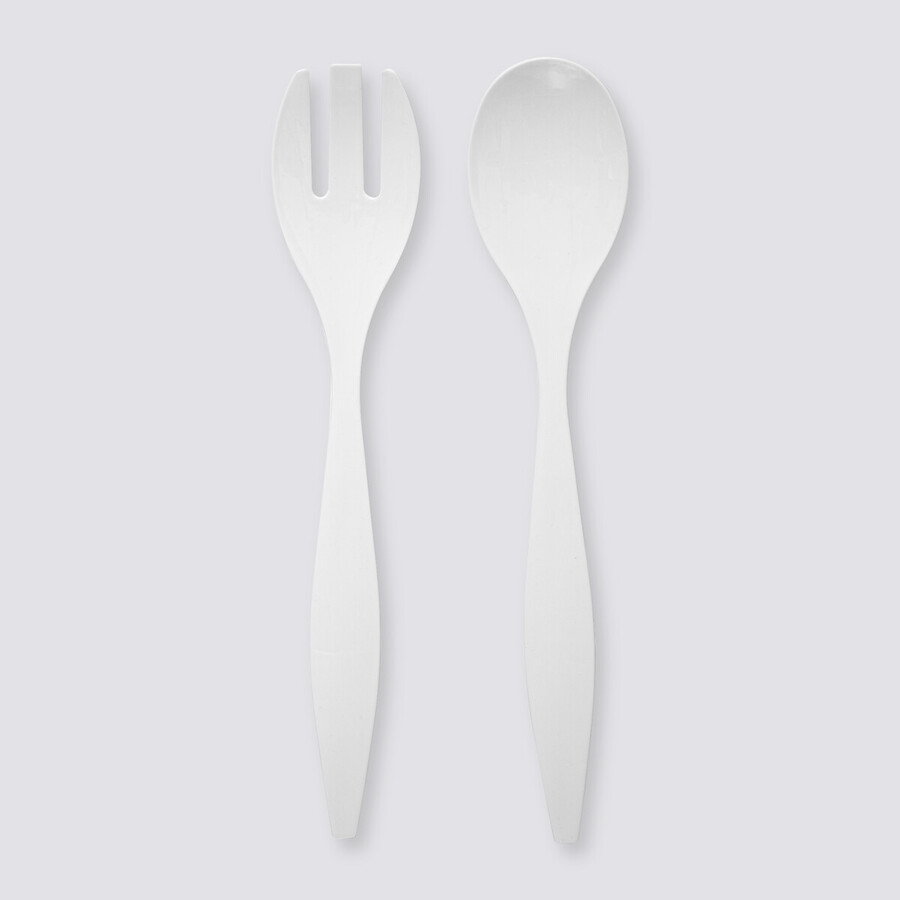 Couverts à salade, blanc Square