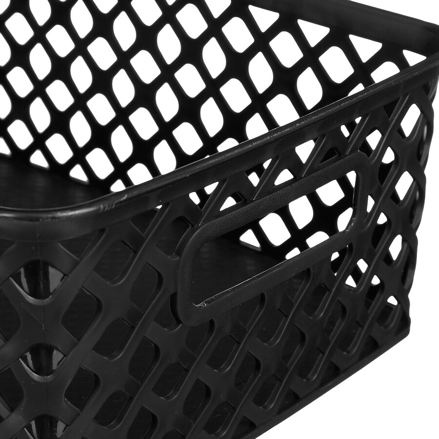 Panier en plastique 4l, noir Folky