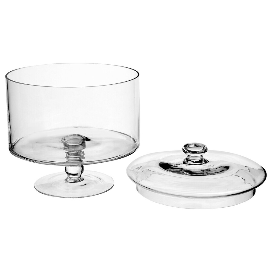 Bonbonnière verre sur pied 1,8l 