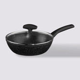 Sauteuse aluminium forgé, 24 cm Caractère