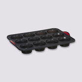 Moule 12 muffins silicone - noir Silitop