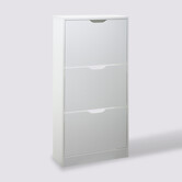 Meuble range-chaussures 3 tiroirs, blanc Drawy