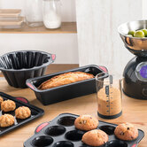 Moule charlotte silicone- noir,rouge Silitop