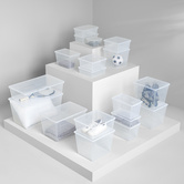 Boîte en plastique transparente 6,5l Simply+