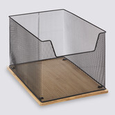 Range-bureau bambou, noir Mayaj