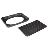 Moule à fond perforé métal 31x21cm 