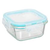 3 grandes boîtes carrées de conservation verre Clipeat