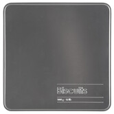 Boîte biscuits métal, noir Black edition