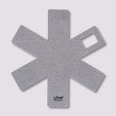 6 protections anti-rayures, gris/noir