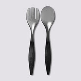 Couverts à salade, gris charbon Square