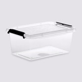 Boîte en plastique transparente 4,5l Clip'n box