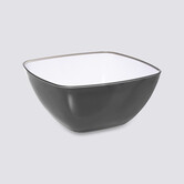 Saladier d19 cm, gris anthracite Square